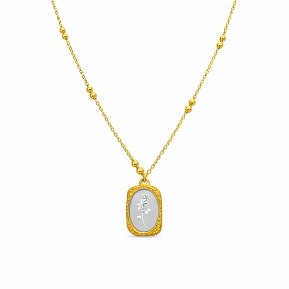 Venus and Vulcan Jewelry - The Solis Mirror Necklace